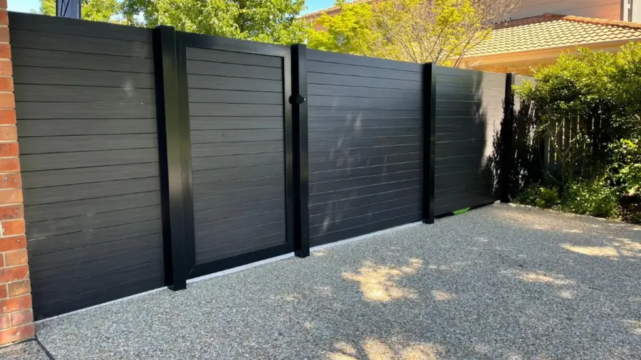 Sliding gate — Woodland Grey — Forrest, ACT