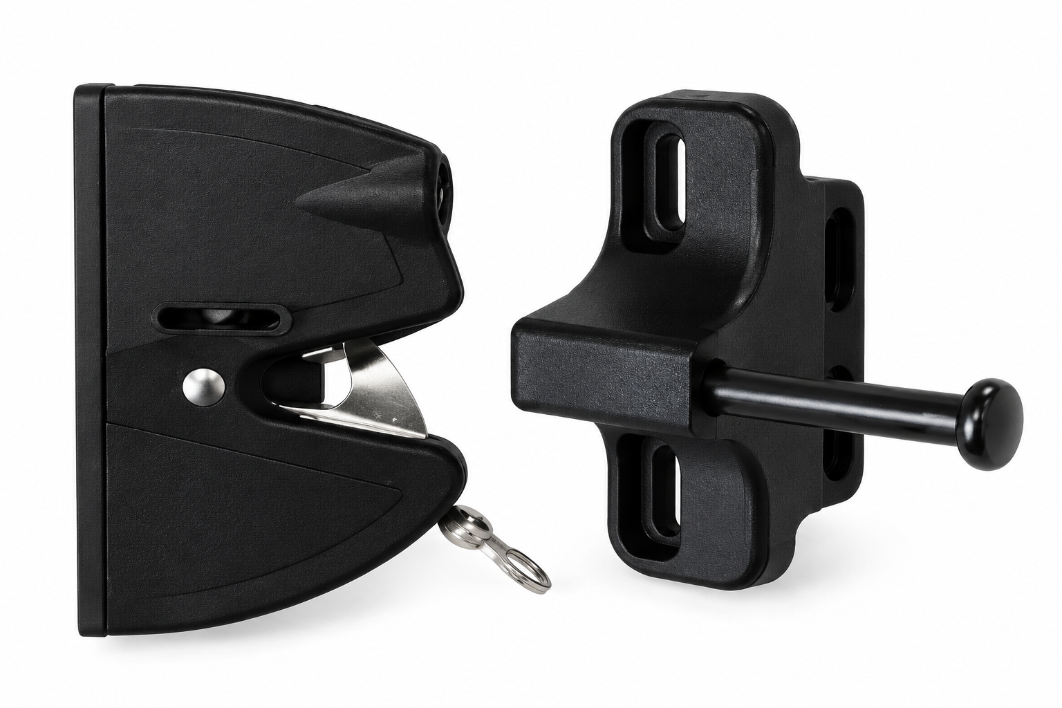 Single sided key latch 1 set Black