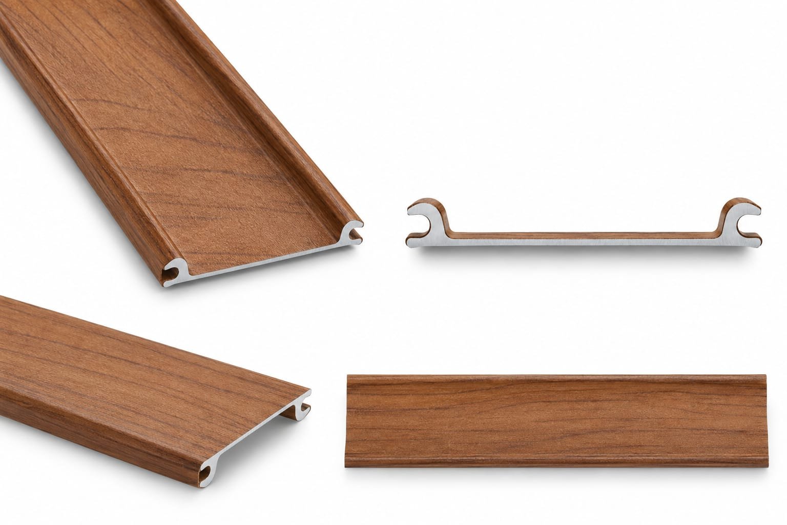 Cover Strip 5.8m wood grain